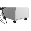 Ver imagem 4 de Mesa Escrivaninha 2 Gavetas Módulo 1 Office Alessa - Lukaliam Móveis