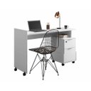 Ver imagem 2 de Mesa Escrivaninha 2 Gavetas Módulo 1 Office Alessa - Lukaliam Móveis