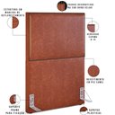 Ver imagem 4 de Cabeceira Cama Box Solteiro Com Tachas 100 cm Vicenza L02 Couríssimo Camel - Lyam Decor
