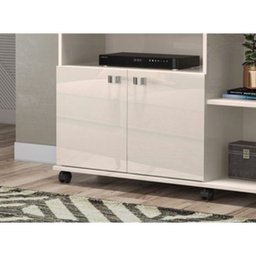 Rack Lisboa - Off White/canela - Lukaliam Móveis - 2