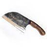 Cutelo Servio Artesanal, Aço Inox 420c 53hcr, Brut forge, Fulltang, Lamina 22cm, 3mm - 4