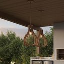 Ver imagem 4 de Jogo 4 Pendentes MDF Balão 131cm Dital Luminárias E27 de Teto Lustre Redondo
