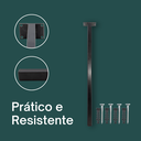 Ver imagem 4 de Suporte para Pia de Parafusar 6 Un Mão Francesa 50cm Preto Grapa Parede Granito Balcão Microondas