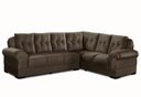 Ver imagem 2 de Sofá de Canto Rubi 5 Lugares Suede 2,67x2,02m Base Removível Sofá Casa