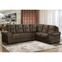 Ver imagem 1 de Sofá de Canto Rubi 5 Lugares Suede 2,67x2,02m Base Removível Sofá Casa