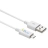 Kit Cabo de Carregador para Android 10 Unidades Branco Yplug - 1