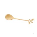 Ver imagem 3 de Conjunto 6 Talheres Aço Inox Dourado Leaves