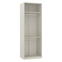 Ver imagem 2 de Guarda-roupa Solteiro Luciane 2 Portas Prime Plus 80 Cm