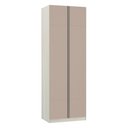 Ver imagem 1 de Guarda-roupa Solteiro Luciane 2 Portas Prime Plus 80 Cm