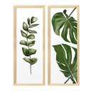 Ver imagem 4 de Trio de Quadros com Moldura Plantas Folhas Decoração Cozinha