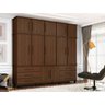 Guarda-Roupa Triplex 12 Portas Prisma Noce - Fabrimóveis - 2