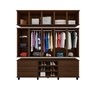 Guarda-Roupa Triplex 12 Portas Prisma Noce - Fabrimóveis - 3