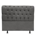 Ver imagem 2 de Cabeceira Estofada Cama Box Queen 160cm París Suede Cinza Escuro- Mabe Magazine