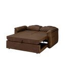 Ver imagem 6 de Sofá Cama 2 Lugares Casal 1,60 Mts Artplas Tiffany Matrix Cor:sintetico Florença Caramelo