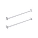 Ver imagem 1 de Kit - 2 Réguas para Ponta de Gôndola 73cm - Sa Gôndolas