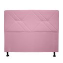 Ver imagem 1 de Cabeceira Mônaco 120 cm Suede Rosa