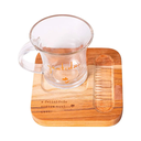 Ver imagem 3 de Caneca Naturals Gratidão c/ Base em Madeira Teca 210ml