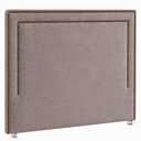 Ver imagem 4 de Cabeceira para Cama Box King 195cm Line Veludo Nobre Avelã- Sallar Home