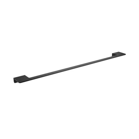 Porta Toalha Astra Aluminio Preto Fosco