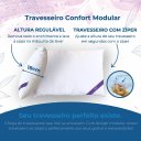 Ver imagem 5 de Travesseiros Confort Modular 50x70cm 100% Algodão 200 Fios Confort Linens Branco