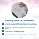 Ver imagem 6 de Travesseiros Confort Modular 50x70cm 100% Algodão 200 Fios Confort Linens Branco