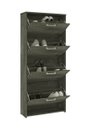Ver imagem 3 de Sapateira Vertical Anne 04 Portas Canela Mira Rack