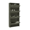 Ver imagem 3 de Sapateira Vertical Anne 04 Portas Canela Mira Rack