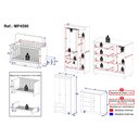Ver imagem 4 de Quarto de Bebê Completo com Berço Americano 3 em 1 Allegra Multimóveis Mp4590 Branco/off White