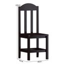 Ver imagem 2 de Mesa 88 X 88 com 4 Cadeiras Safira Cor Tabaco