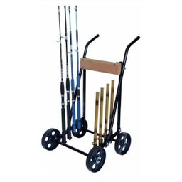 Carrinho para Motor de Popa até 25Hp 4Rodas com Sup Organizador - 2