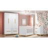 Guarda-roupa Henn Alegria - 4 Portas - Branco - (221 X 140 X 43cm) - 4