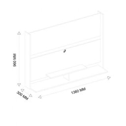 Painel para TV até 50 Polegadas Flash Caemmun - 3 Painel para TV até 50 Polegadas Flash Caemmun - 3