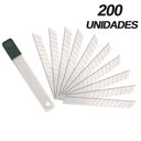 Ver imagem 1 de 20 Caixas de Lamina Larga para Estilete 18mm X 0,37mm 200 Peças - Starfer
