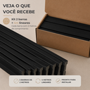 Ver imagem 5 de Kit 2 Barras Rodapé de Poliestireno 7cm Altura Barra 2m