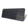 Teclado sem Fio com Mouse Touch Pad Integrado Logitech Bom - 1