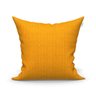 Capa Almofada Amarela / Mostarda 6 Unidades 45cm x 45cm com Zíper - Tecido Jacquard - 5