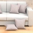 Ver imagem 2 de Capa Almofada Bege Clássica 6 Unidades 45cm x 45cm com Zíper - Tecido Jacquard