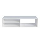 Ver imagem 1 de Estante p/ TV Supenso Rack Moderno Versátil Decorativo MDP Branco