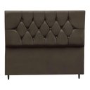 Ver imagem 2 de Cabeceira para Cama Box Estofada King 195 Cm Suede Isabela Marrom