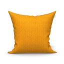 Ver imagem 5 de Jogo Capa Almofada Mostarda e Amarela Floral 2 Unidades 45cm x 45cm Tecido Jacquard com zíper
