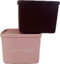 Ver imagem 1 de Tupperware Kit 2 Peças Jeitosinho 800ml Aqui Tem Carinho e Marsala Kit 2 Peças Jeitosinho 800ml Aqui
