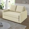 Sofá Simi 2 em 1 Sofá Cama Bege Estofama - 1