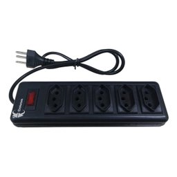 Extensão Elétrica 5 Tomadas Filtro Linha Régua Bivolt - 2