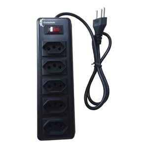 Extensão Elétrica 5 Tomadas Filtro Linha Régua Bivolt