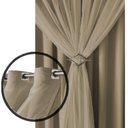 Ver imagem 3 de cortina blackout Livia em tecido 6,00 x 2,80 c/voal bege