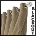 Ver imagem 4 de cortina blackout Livia em tecido 6,00 x 2,80 c/voal bege