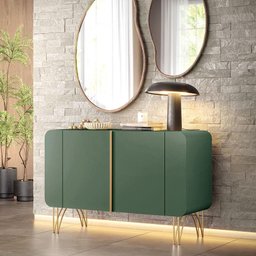 Buffet Benvenuto Verde Pistache - Hb Móveis - 7
