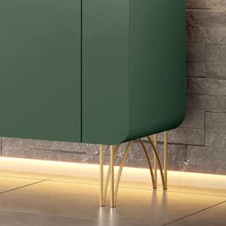 Buffet Benvenuto Verde Pistache - Hb Móveis - 4