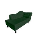 Ver imagem 4 de Recamier Decorativo Divã Amsterdã 147cm Lado Esquerdo Suede Verde