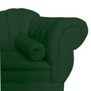 Ver mais imagens de Recamier Decorativo Divã Amsterdã 147cm Lado Esquerdo Suede Verde